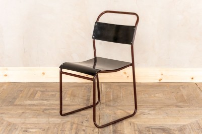 Vintage Dark Burgundy Bakelite Stacking Chairs
